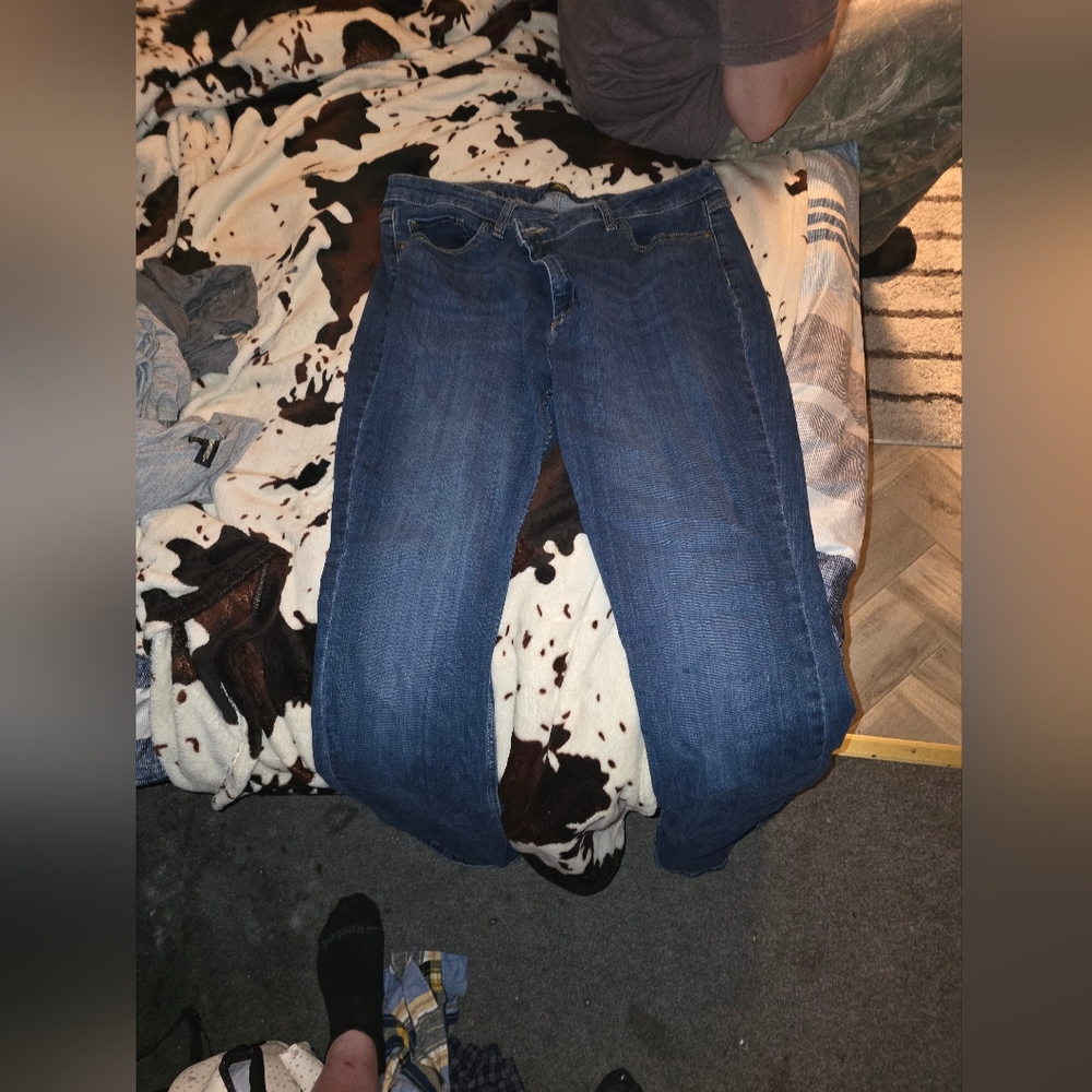 Three pair of womens jeans and jeggings